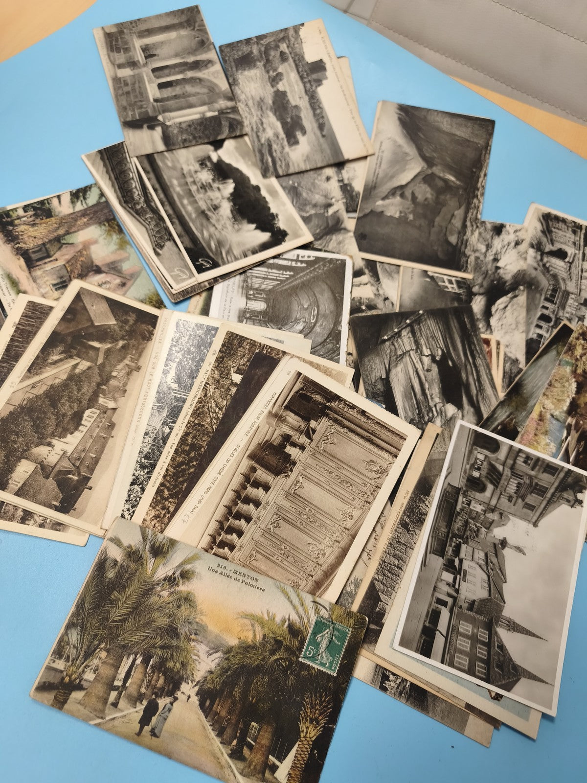 Lot cartes postales anciennes CPA divers lieux paysages villes vintage (Ref 7)