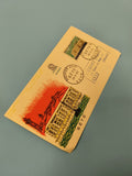 Ancienne enveloppe philatélie Sète illustrée, premier jour cachet 1958