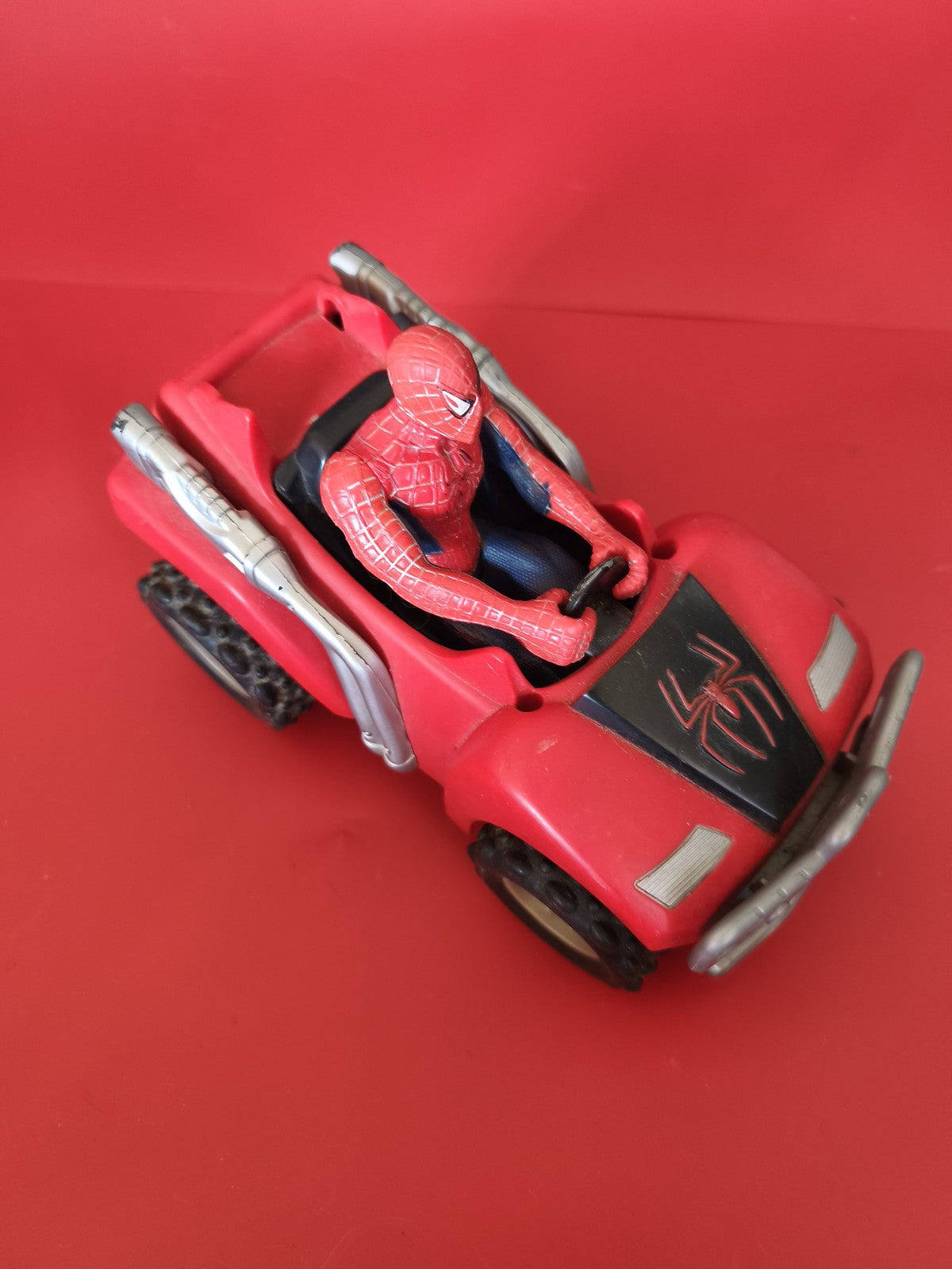 Figurine Spiderman sur Quad ? Jouet articulé Marvel d?occasion pour enfants