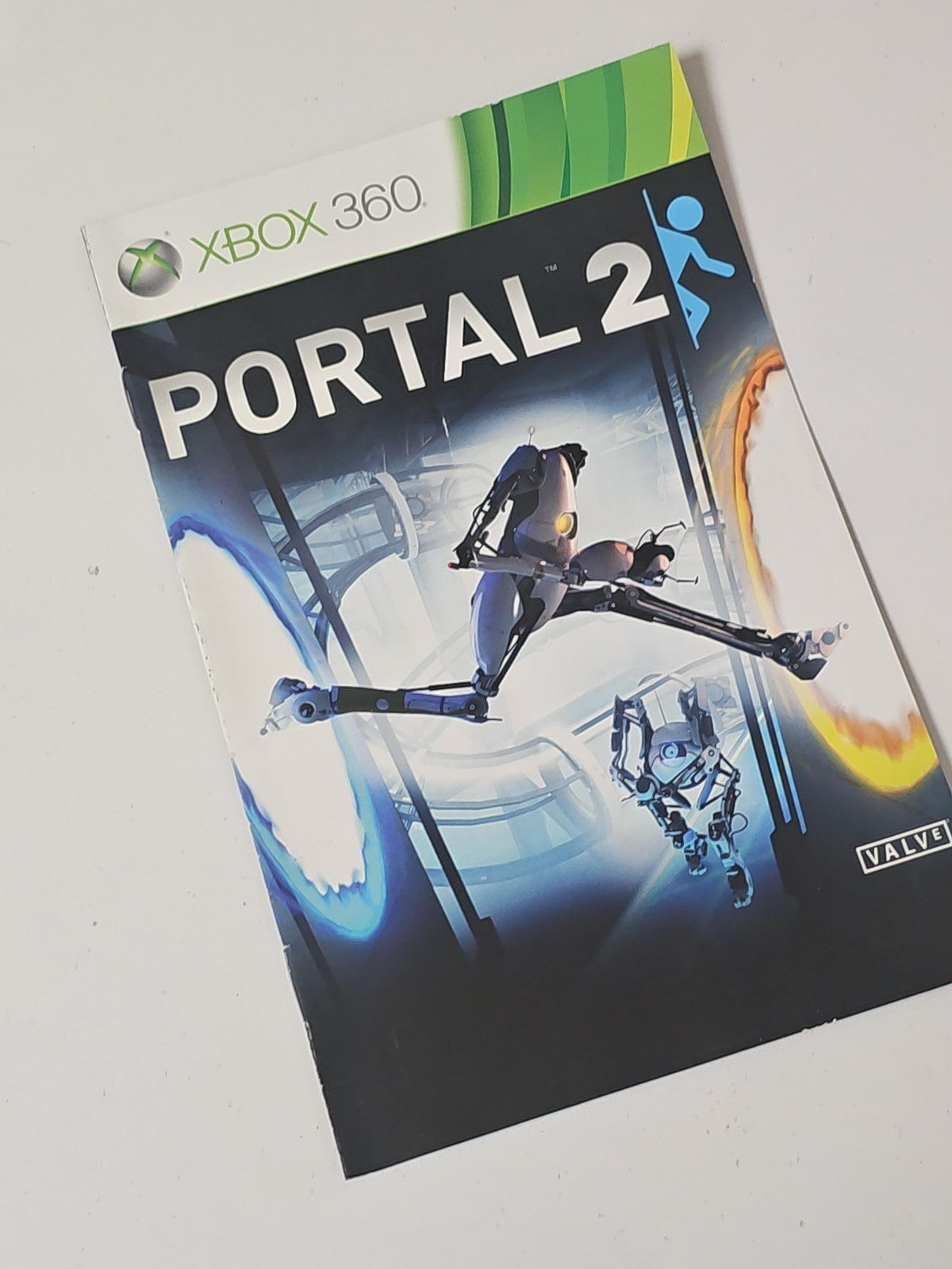 Notice originale pour Portal 2 Xbox, manuel jeu vidéo seul, version française