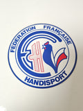 Vintage autocollant publicitaire ancien Fédération Française Handisport rare