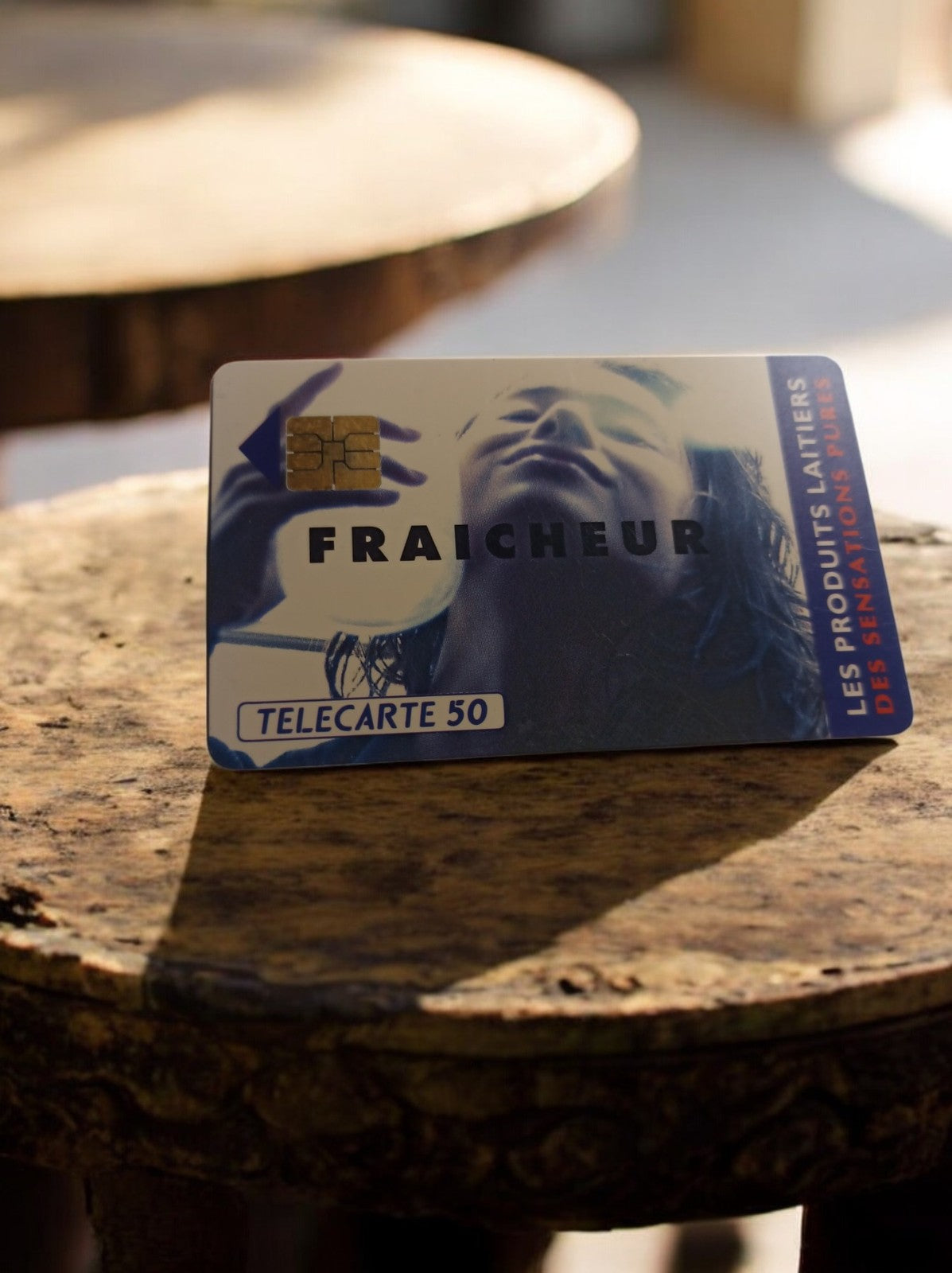 Carte téléphonique vintage FRAICHEUR Télécarte 50 unités rétro années 90