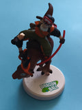 Figurine Dragon Ball Goku monture dinosaure base blanche licence DBZ