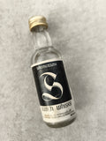 Miniature whisky Springbank 12 ans partiellement remplie, Scotch, étiquette noir