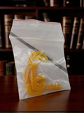 Leurre souple vintage pêche ancien jaune neuf accessoire rétro collection
