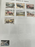 Timbres S. Tomé e Príncipe autos anciennes, véhicules classiques, lot thématique
