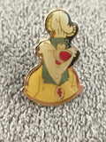 Pin's vintage personnage cartoon chef toque jaune Ref 3 badge animation