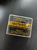 Boîte ancienne TYROTHRICINE comprimés Affections bouche vintage pharmacie déco