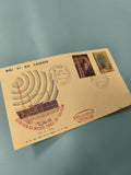 Ancienne enveloppe FDC Vietnam 1966 Station de micro-ondes Saigon timbres