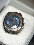 Montre homme Oxbow vintage à restaurer bleu cadran rétro collection ancienne