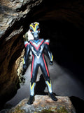 Figurine Ultraman Bandai Japan Série 28 noir rouge jaune vintage rare