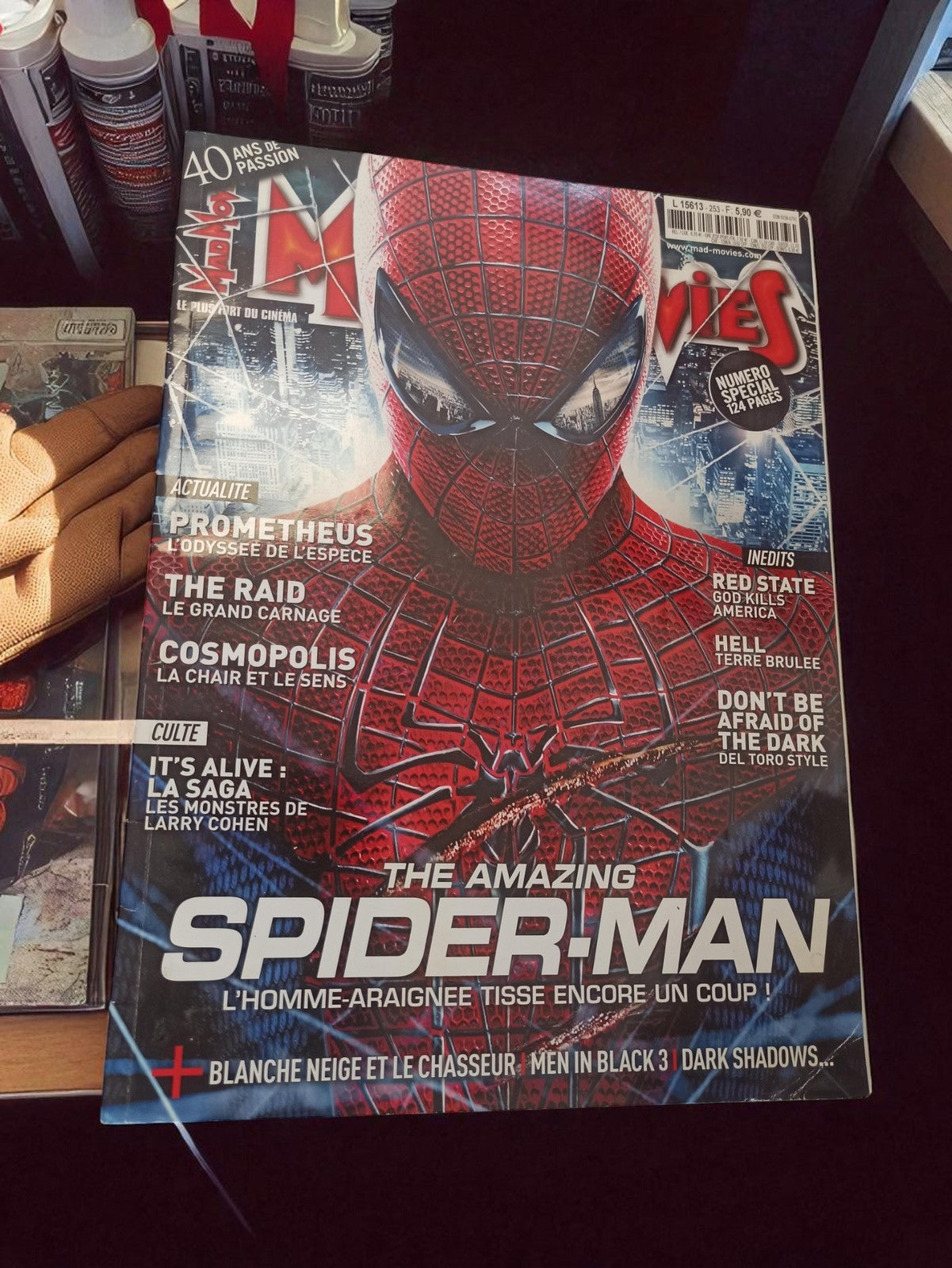 Magazine Mad Movies vintage Spider-Man numéro spécial cinéma ancien