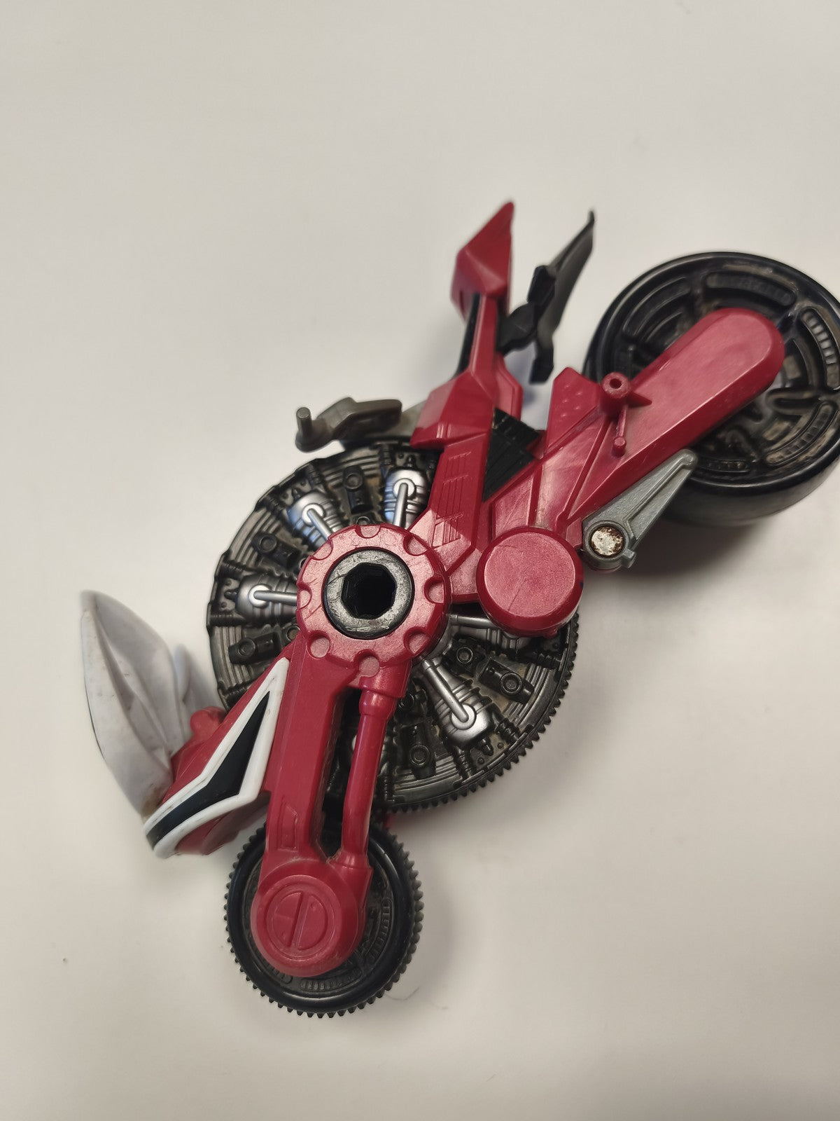 Power Rangers Super Samurai Moto Zord Rouge Disc Bike Maker figurine d'occasion
