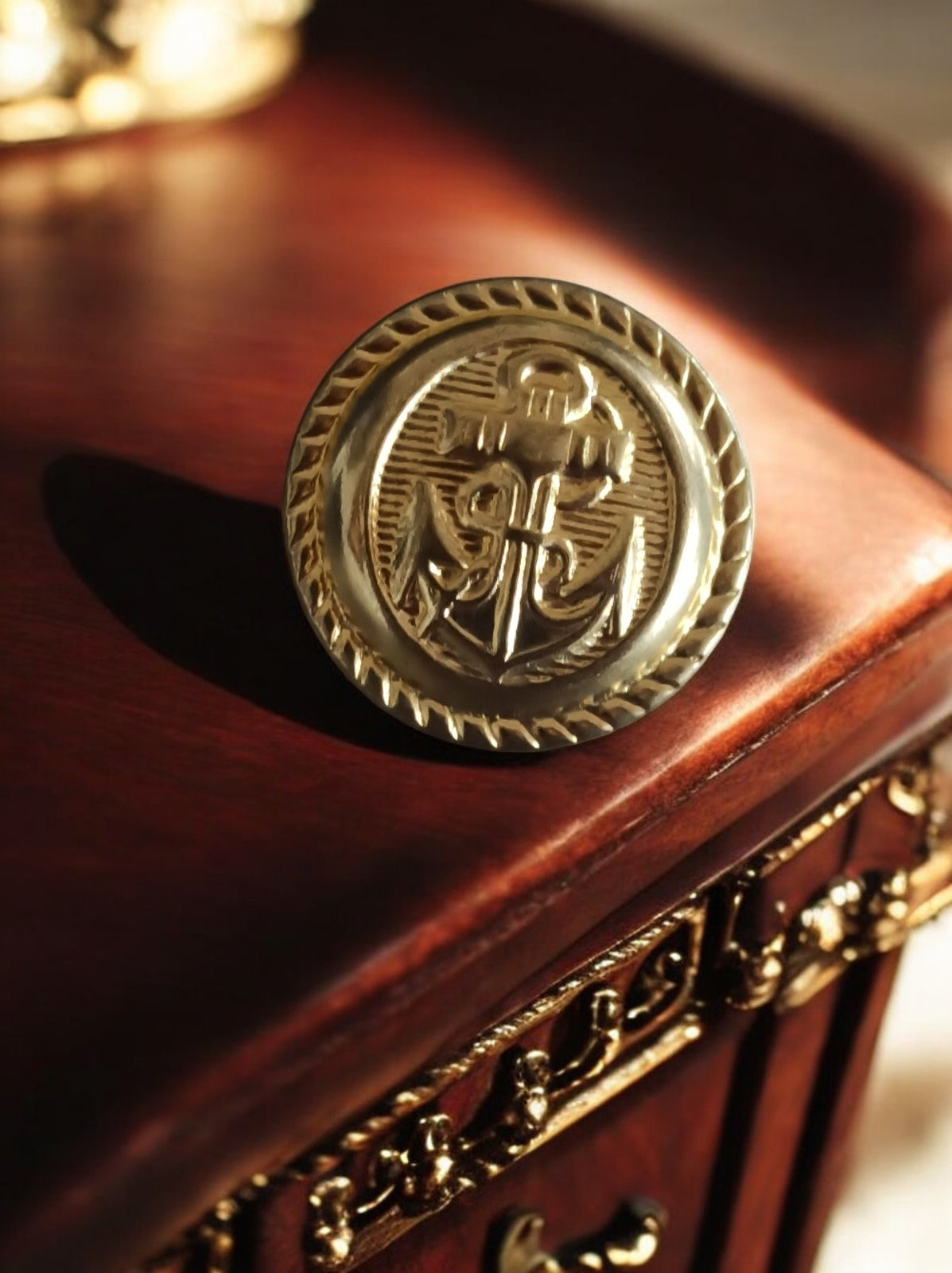 Bouton Marine Nationale Vintage