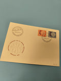 Enveloppe premier jour FDC Montreux 1959 timbres Europa Suisse PTT