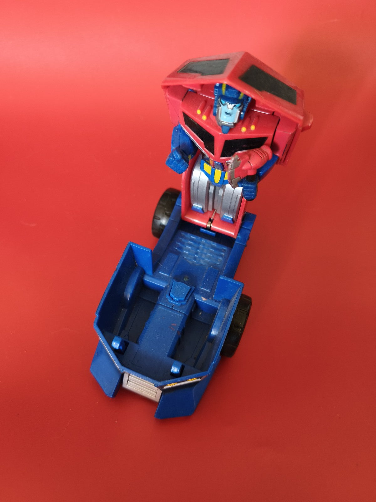 Transformers Animated Optimus Prime Bumper Battlers véhicule robot jouet Hasbro