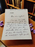 Lettre manuscrite ancienne 1939 Seconde Guerre mondiale vintage adressée enfant