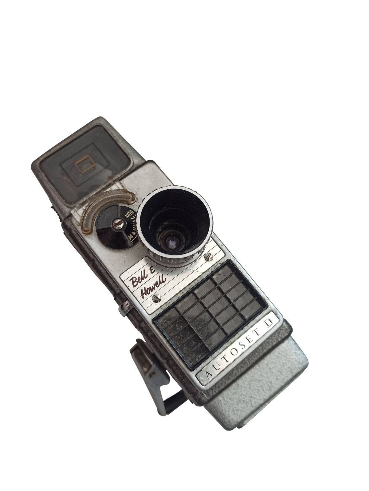 Caméra vintage Bell & Howell à manivelle, ancien appareil rétro USA