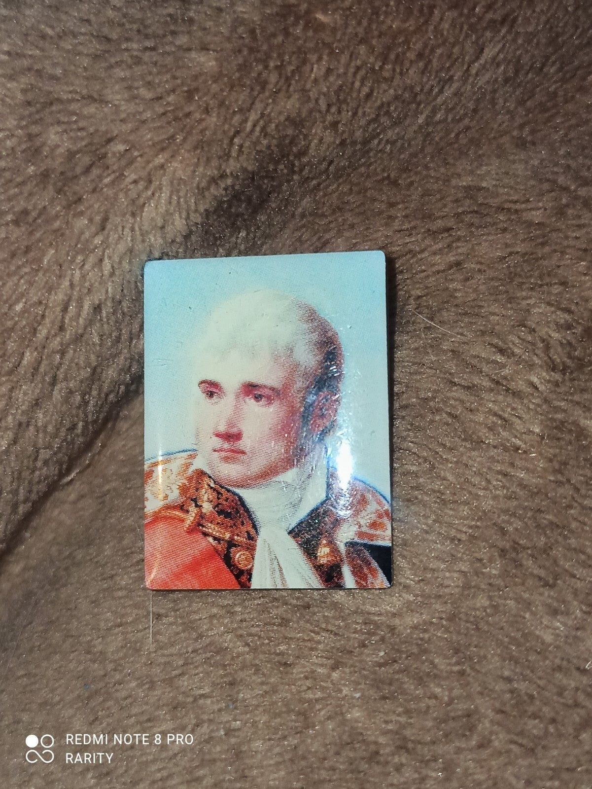 Miniature portrait Napoléonien Maréchal Lannes cadre doré ancien souvenir
