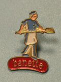 Pin's vintage Banette boulanger émaillé, collection publicitaire France
