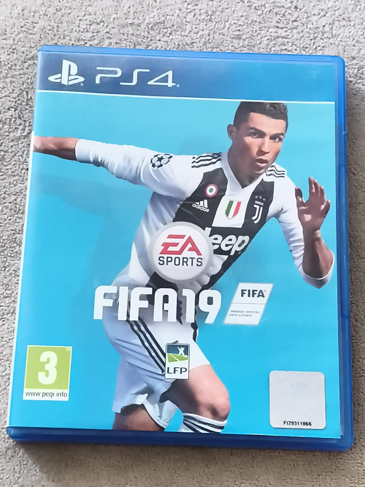 Jeu PS4 FIFA 19 PlayStation, EA Sports, football, Juventus, LFP