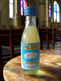 Mignonnette Ricard Pacific vintage, bouteille miniature boisson anisée, étiquett