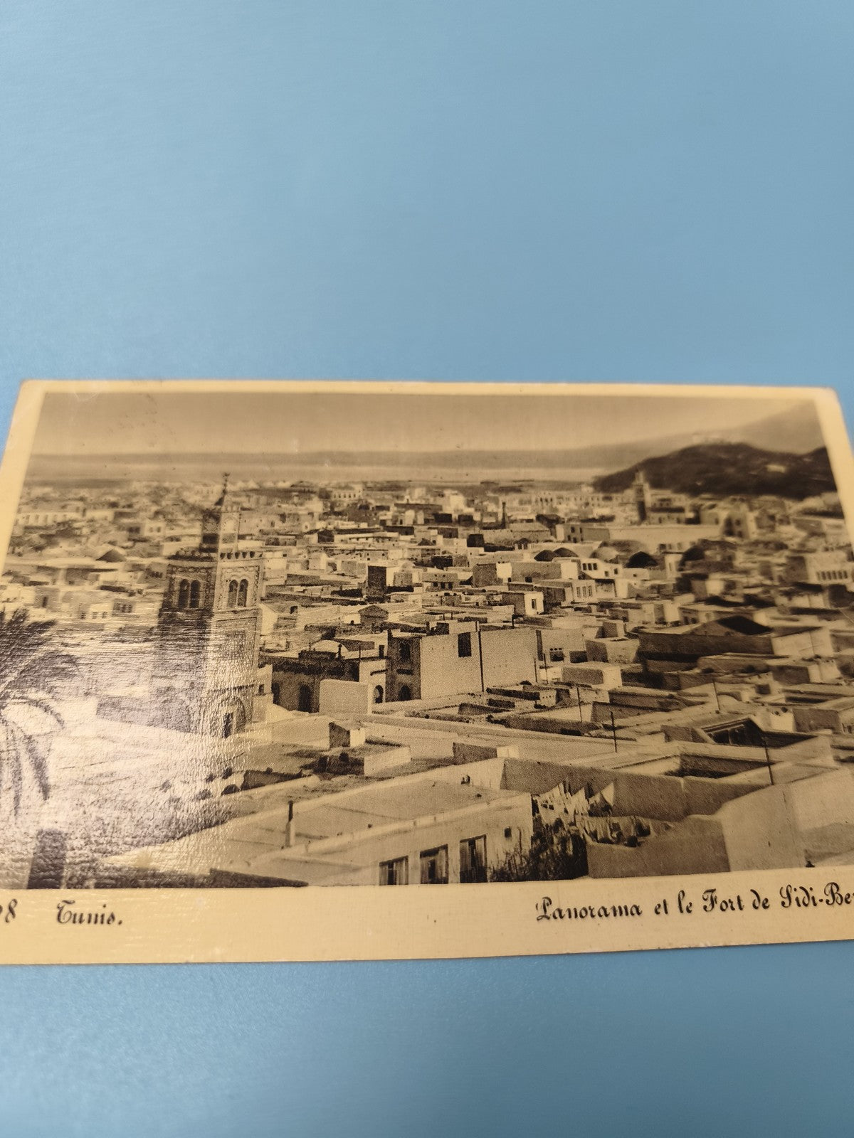 Carte postale ancienne CPA Tunis Panorama Fort Sidi-Ben Tunisie vintage
