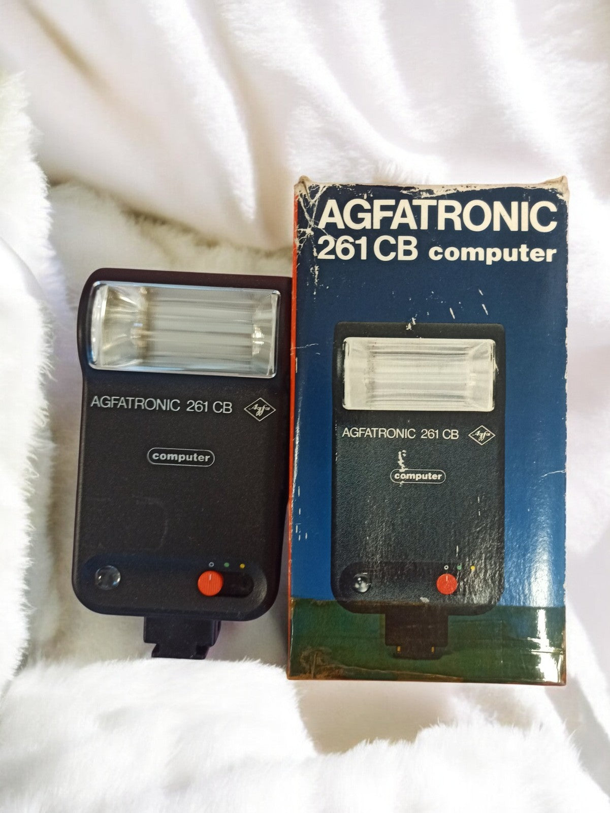 Flash Agfatronic 261 CB vintage rétro pour appareil photo argentique ancien