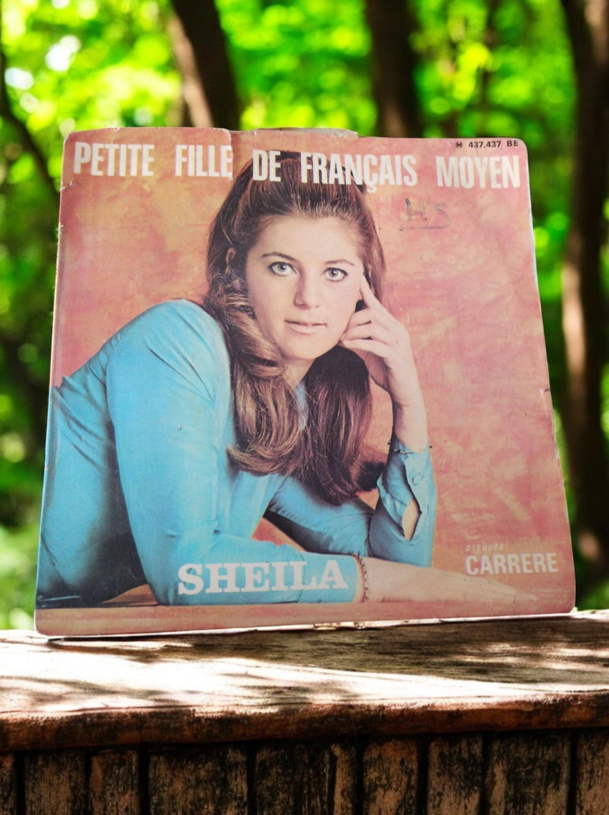 Vinyle 45 tours Sheila Petite Fille de Français Moyen vintage Carrere