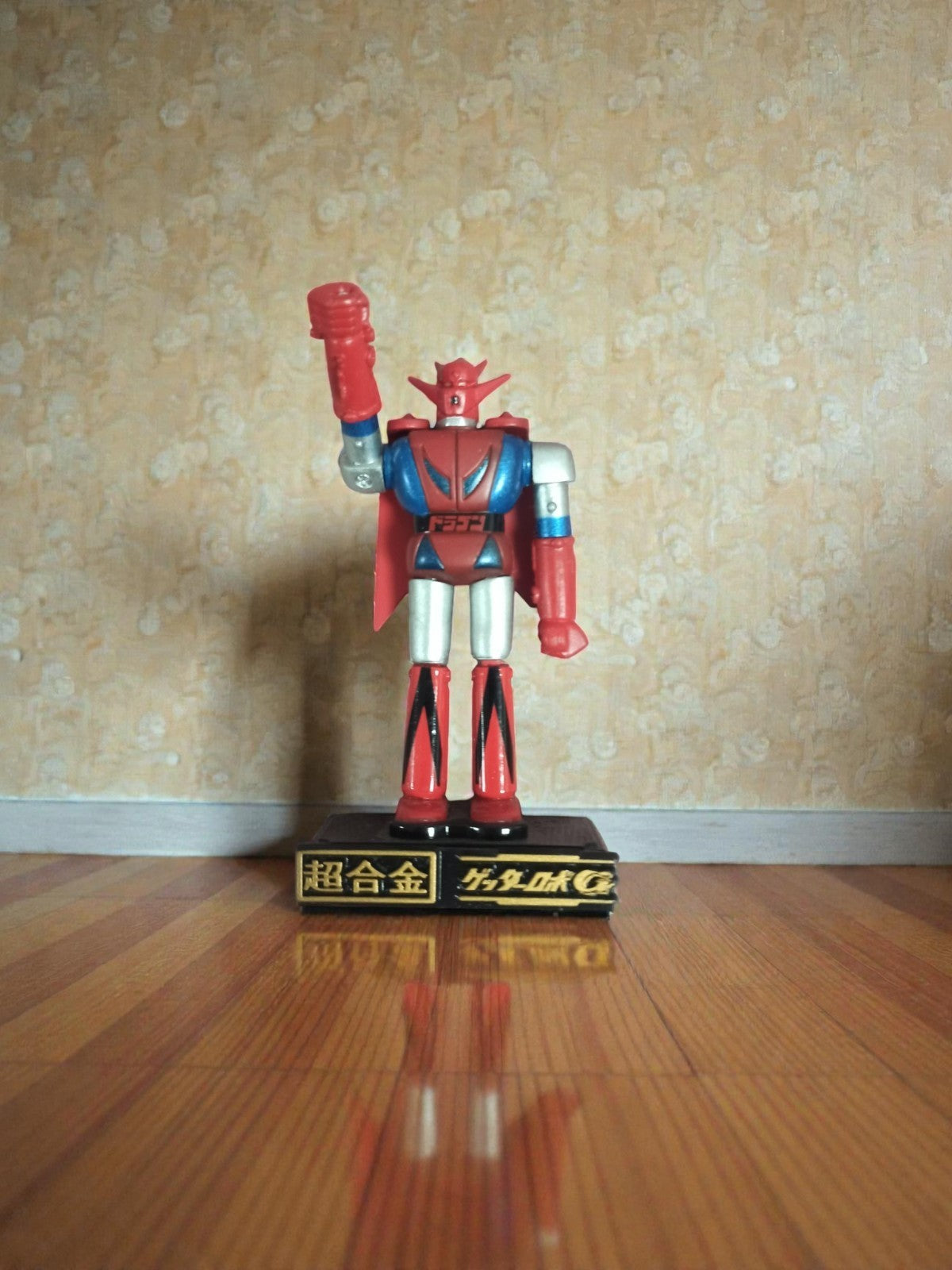 Getter Robo figurine vintage Japon robot rouge bleu ancien collection