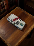 Voiture Sheriff Majorette vintage ? miniature police rétro, blanc/bleu ancien
