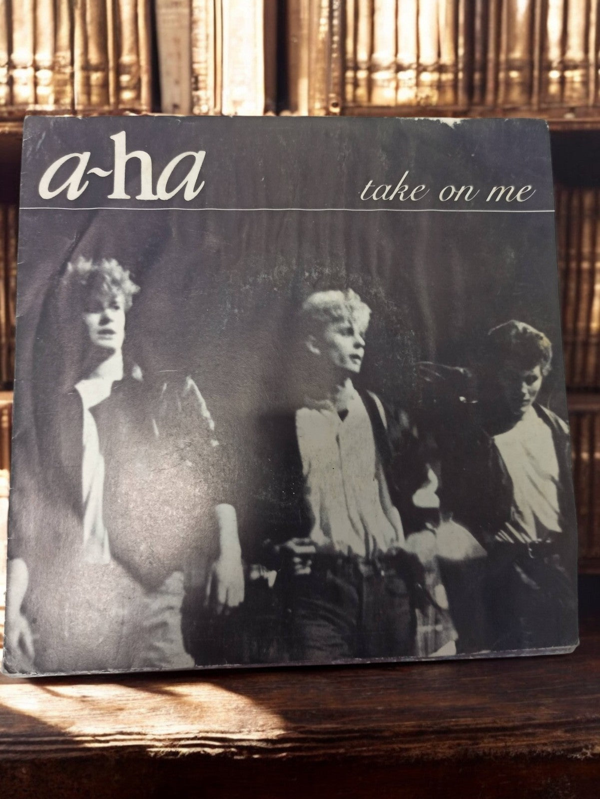 Vinyle 45 tours a-ha Take On Me vintage pop rétro single ancien