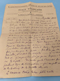 Ancienne lettre manuscrite 1964 en-tête Laboratoires Hervé Fourcade Marseille