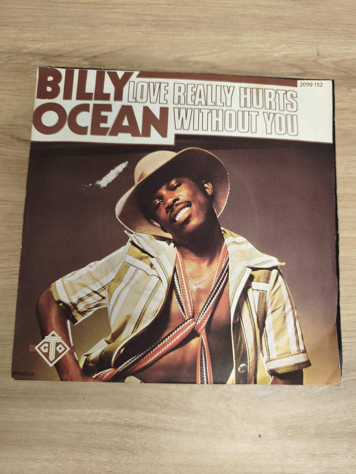 Billy Ocean 45T Love Really Hurts Without You pochette photo couleur (Ref 1)
