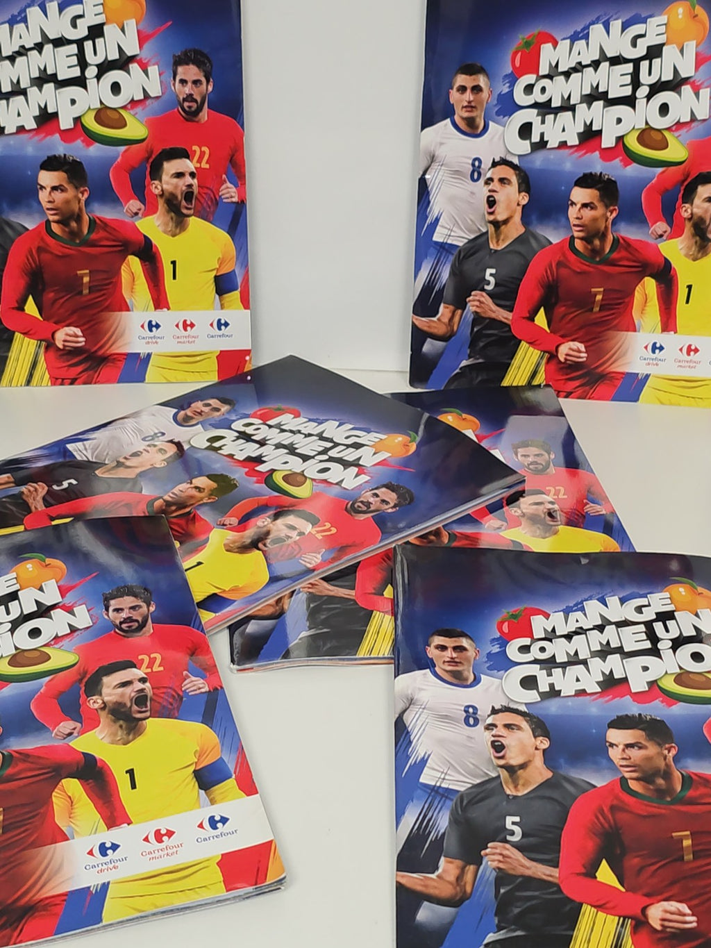 Album stickers vide football Mange Comme un Champion Carrefour officiel d'occasi