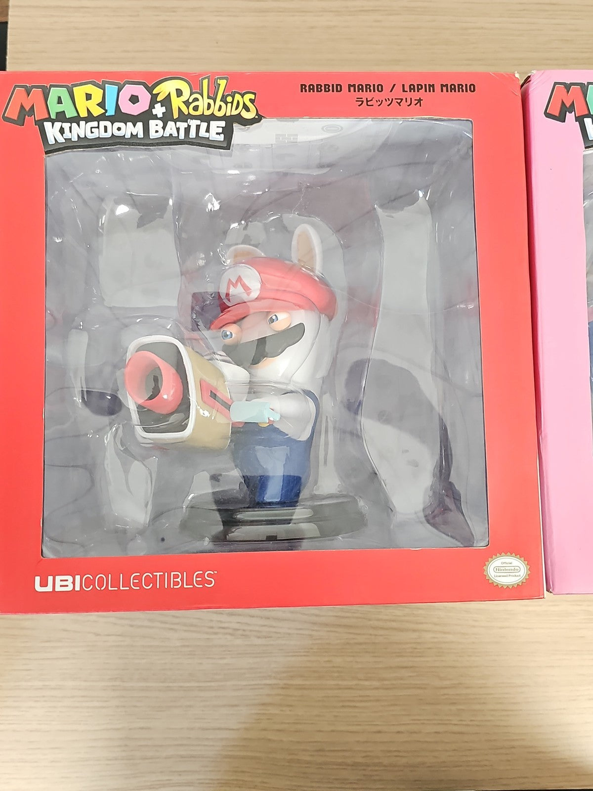 Figurines Mario Rabbids Kingdom Battle Ubisoft x3 neuves en boîte Lapin Mario Pe