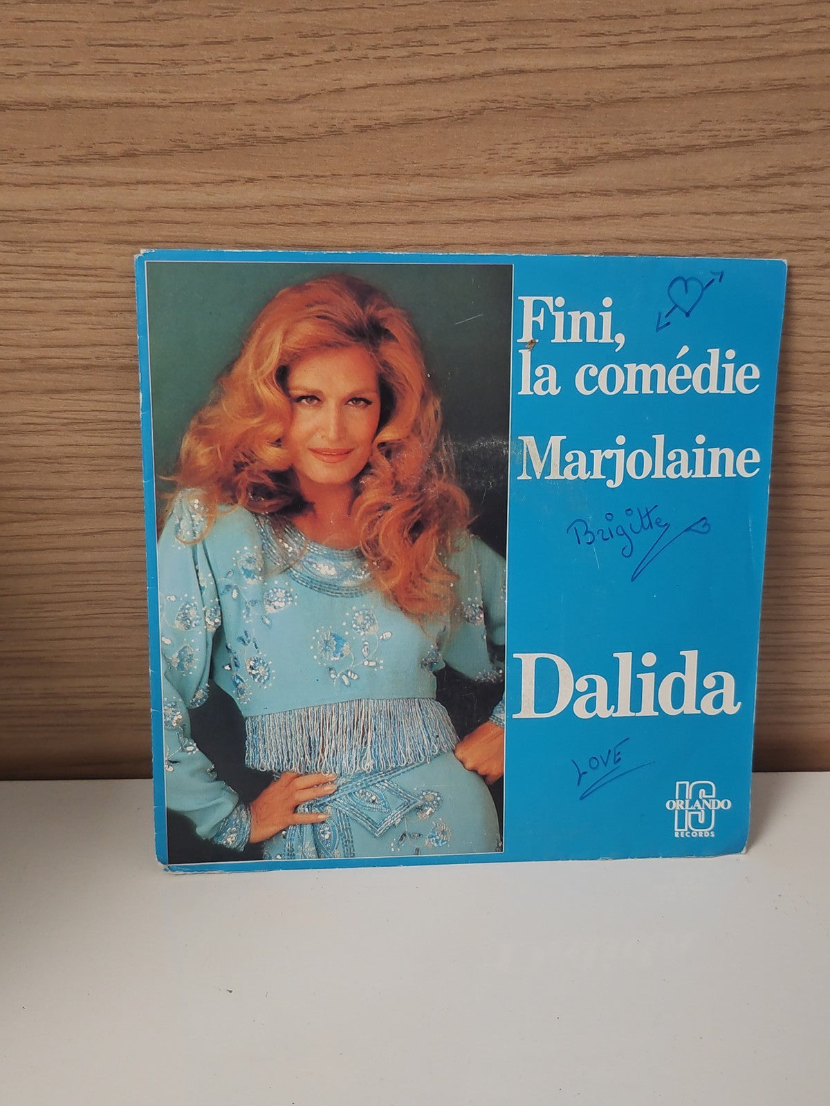 Vinyle 45 tours Dalida ancien rétro, disque collection vintage chanson française