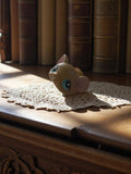 Figurine Petshop vintage chat beige yeux bleus - Animalerie ancienne rare