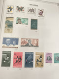 Timbres Rwanda République Rwendaise sports papillons fleurs Kennedy