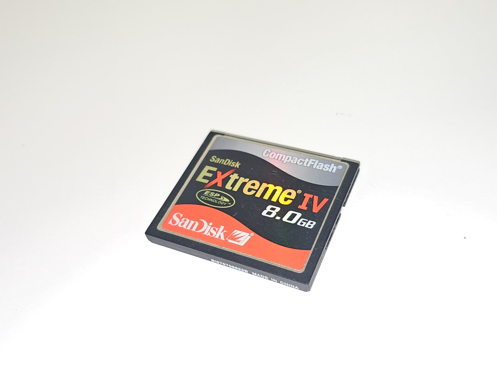 Carte mémoire SanDisk Extreme IV 8 Go CompactFlash pour appareil photo numérique