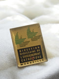 Pin's vintage Direction Diocésaine Marseille badge ancien rétro France