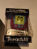 Réveil Tamagotchi lumineux digital alarme clock figurine mauve bleu