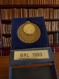Médaille bronze football BRL 1993 vintage trophée sport ancien