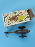 Taille-crayon miniature ancien PlayMe rétro en métal moulé pour collectionneur