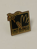 Vintage pin's ancien Coup de Pouce rétro collection badge broche original