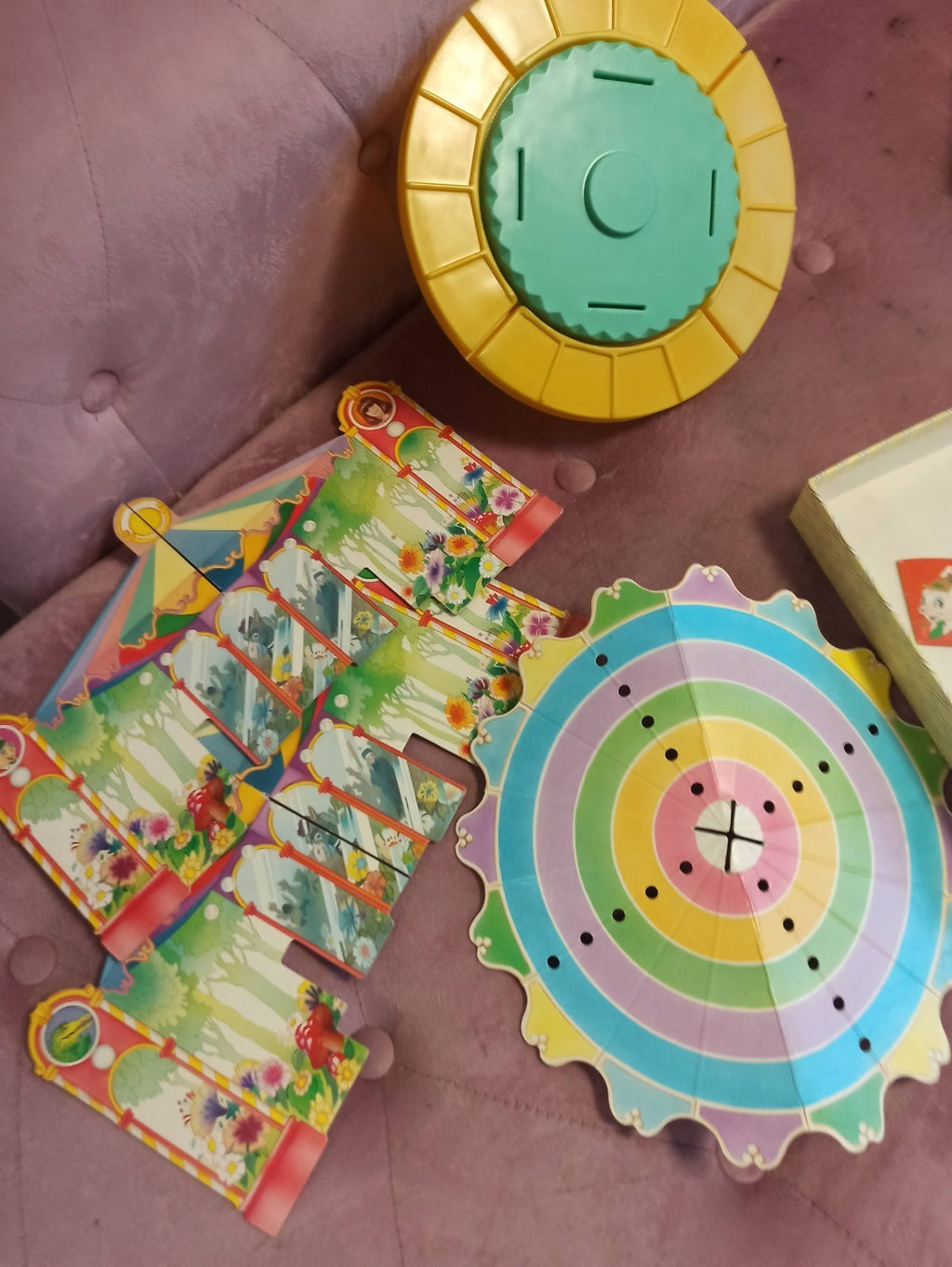 Jeu de société vintage Chantal Goya Le Jeu du Manège années 80 rétro Nathan
