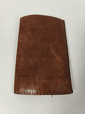 Ancien portefeuille en cuir marron Ancienne, vintage, authentique rétro