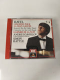 CD Ravel Concerto pour la main gauche Gaspard de la nuit Gavrilov Rattle EMI