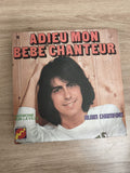 Vinyle 45 tours Alain Chamfort Adieu mon bébé chanteur pochette couleur (Ref 3)