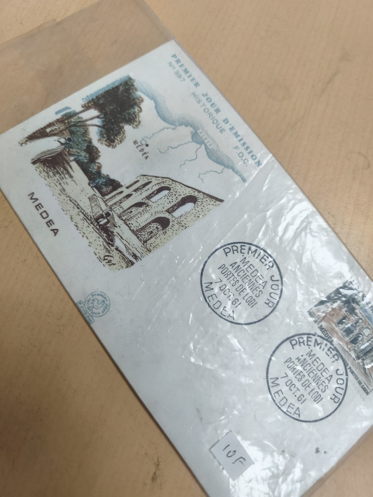 Enveloppe Premier Jour Médea aqueduc Algérie FDC philatélie timbre